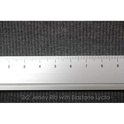 Knit Rib Elastane Waistbands Ribbing Strip, Neotrims Stretch 2 x 2...