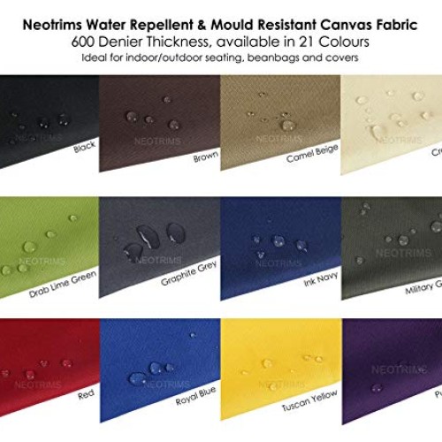Neotrims Waterproof Canvas Fabric Material,Moroccan Lattice Quatre...