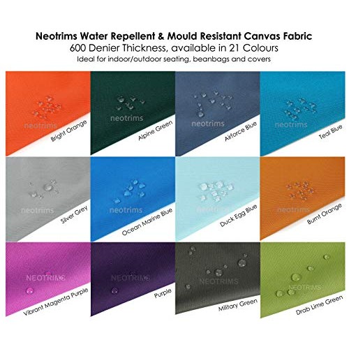 Neotrims Waterproof Canvas Fabric Material,Moroccan Lattice Quatre...