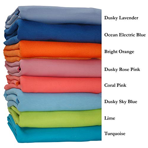 Sweatshirt Fabric for Hoddies and Dressmaking. 30 Colours of This ...