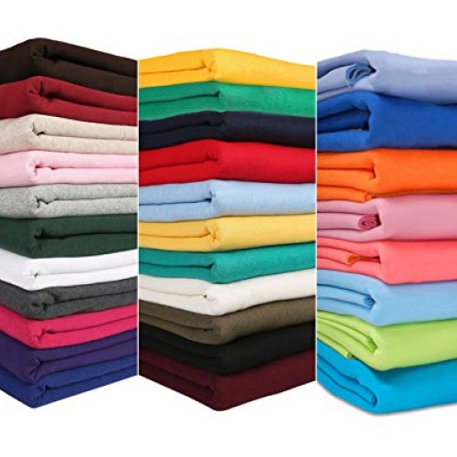 Sweatshirt Fabric for Hoddies and Dressmaking. 30 Colours of This ...
