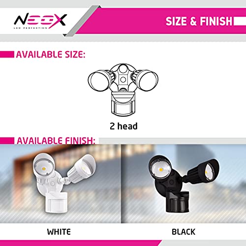 Neox LED Security Light Motion Sensor Outdoor Flood Light with Dus...