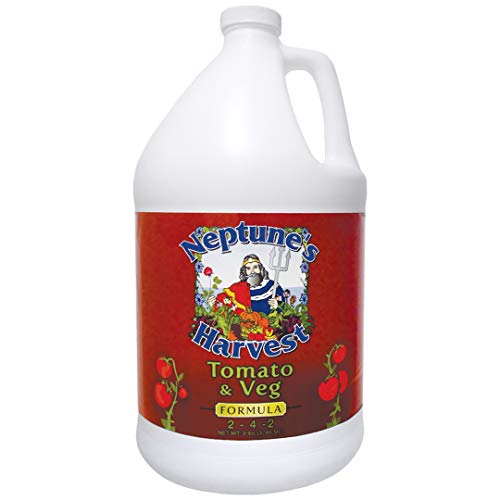Neptunes Harvest Tomato & Veg Fertilizer 2-4-2, 1 Gallon