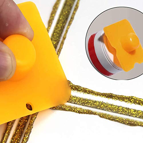 Caulking Finisher Tool Kit, 13Pcs/Set Silicone Caulk Nozzle Applic...