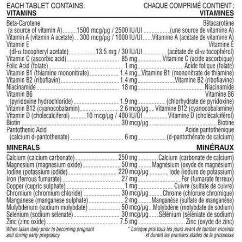 Centrum/Nestle Materna Prenatal/postpartum, 140 Tablets