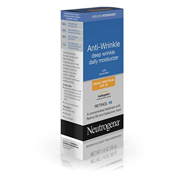 Neutrogena Ageless Intensives Anti-Wrinkle Deep Wrinkle Daily Faci...