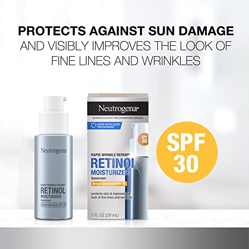 Neutrogena Rapid Wrinkle Repair Retinol Face Moisturizer with SPF ...