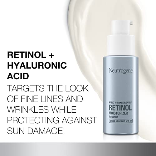 Neutrogena Rapid Wrinkle Repair Retinol Face Moisturizer with SPF ...