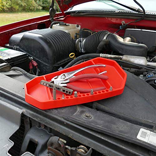 Never-hu Large Non-Slip Flexible Tool Tray | Tool Organizer | Tool...