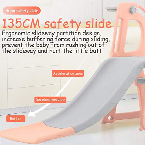 Toddler Climbing and Swing Set, 3-in-1 Slide Swing Combination w/M...