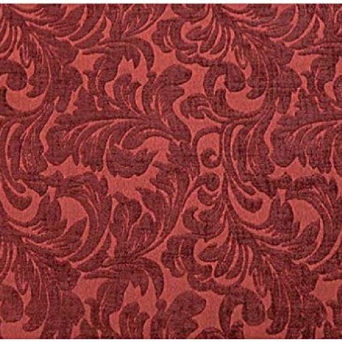 57 Wide Upholstery Chenille Floral Drapery Home Fabric Red Color ...