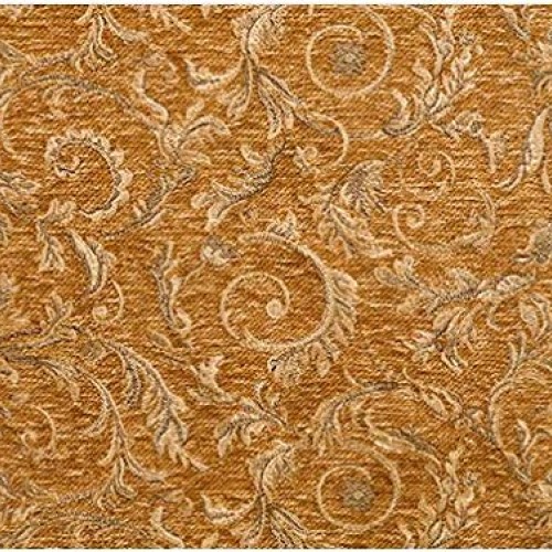 57 Wide Upholstery Floral Chenille Leaf Drapery Home Fabric Honey...