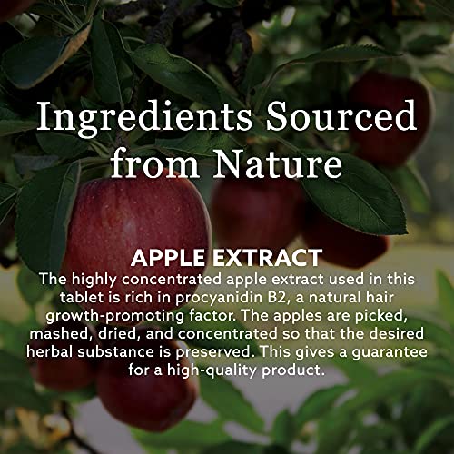 NEW NORDIC Hair Volume Tablets | 3000 mcg Biotin & Biopectin Apple...