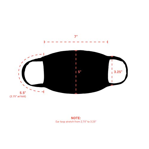 New Republic Made in USA 3 Pack Face Masks | Washable and Reusable...