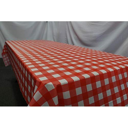New Star Fabrics Red Gingham Checkered 12 Pack Premium Disposable ...