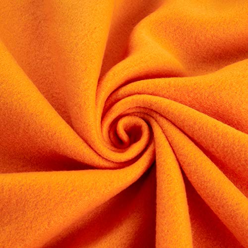 Newcastle Fabrics Polar Fleece Orange Fabric by the Yard