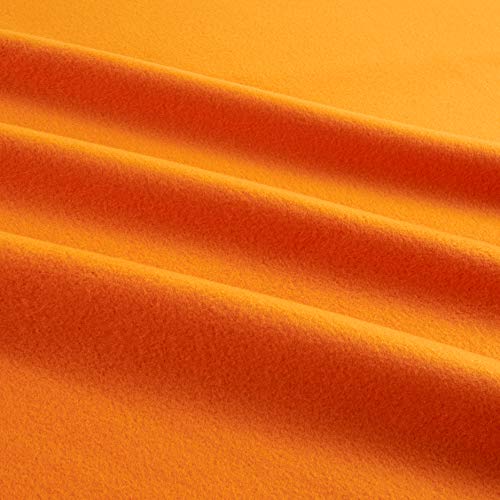 Newcastle Fabrics Polar Fleece Orange Fabric by the Yard