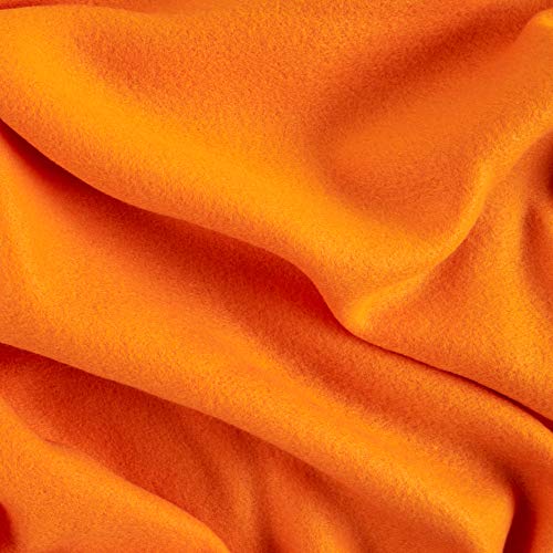 Newcastle Fabrics Polar Fleece Orange Fabric by the Yard