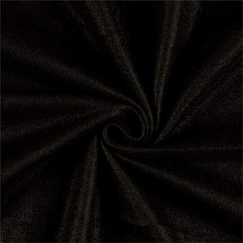 Newcastle Fabrics Polar Fleece Solid Black Fabric By The Yard