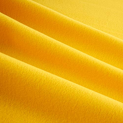 Newcastle Fabrics Polar Fleece Solid Bright Yellow Fabric By The Yard