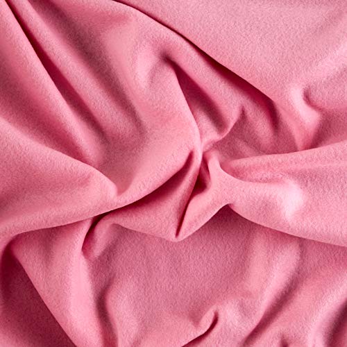 Newcastle Fabrics Polar Fleece Solid Candy Pink Fabric By The Yard