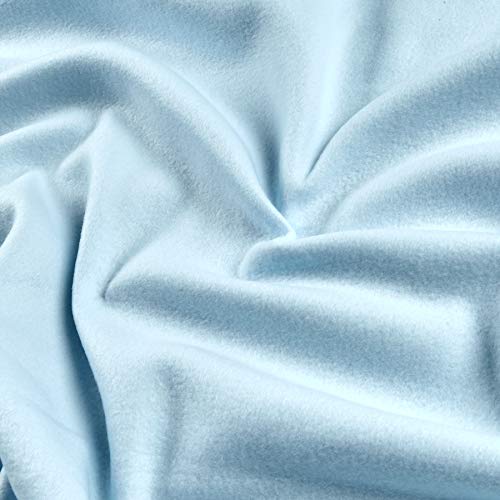 Newcastle Fabrics Polar Fleece Solid Light Blue Fabric By The Yard