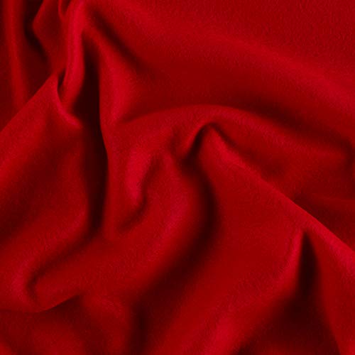 Newcastle Fabrics Polar Fleece Solid Red Fabric By The Yard