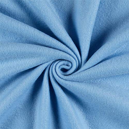 Newcastle Fabrics Polar Fleece Solid Sky Blue Fabric By The Yard