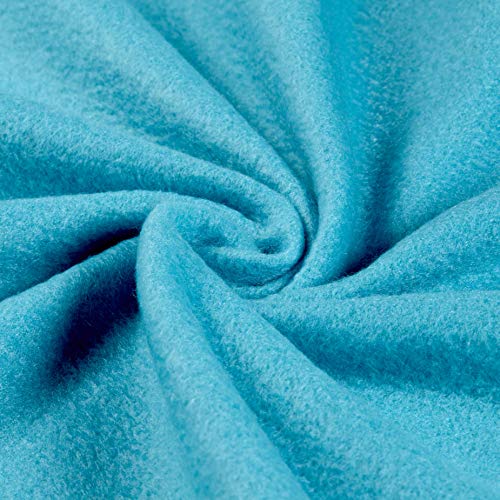 Newcastle Fabrics Polar Fleece Solid Turquoise Fabric By The Yard