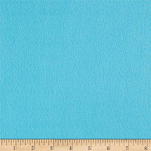 Newcastle Fabrics Polar Fleece Solid Turquoise Fabric By The Yard