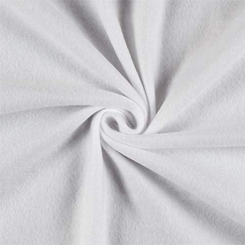 Newcastle Fabrics Polar Fleece Solid White Fabric By The Yard