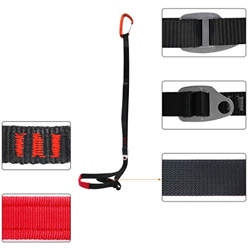 NewDoar Adjustable Foot Loop Ascender Webbing Sling for Tree Arborist