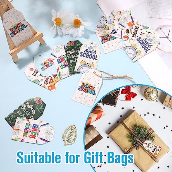 NEWEST 60 Pieces Back to School Tags, Welcome Back to School Tag D...