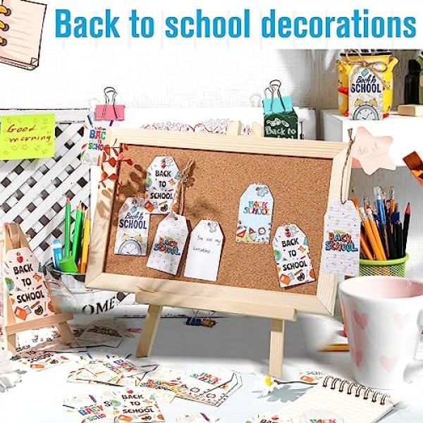 NEWEST 60 Pieces Back to School Tags, Welcome Back to School Tag D...