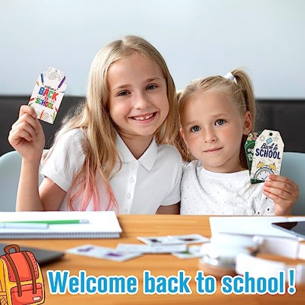 NEWEST 60 Pieces Back to School Tags, Welcome Back to School Tag D...