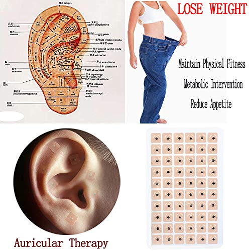 Newkelly Seed 300pcs Therapy Ear Patch Auricular Auriculotherapy A...