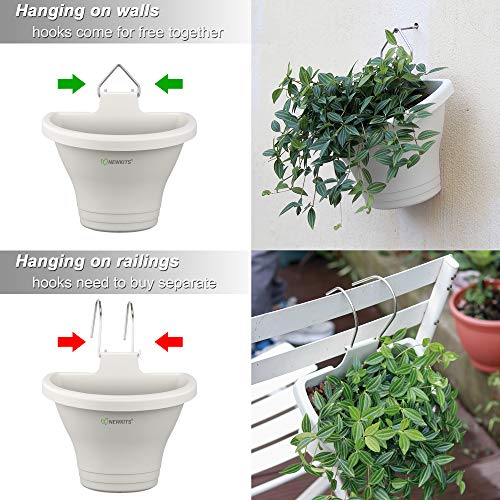 Hanging Vertical Planter, NEWKITS 3 Pcs Modular Hanging Planters F...