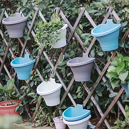 Hanging Vertical Planter, NEWKITS 3 Pcs Modular Hanging Planters F...