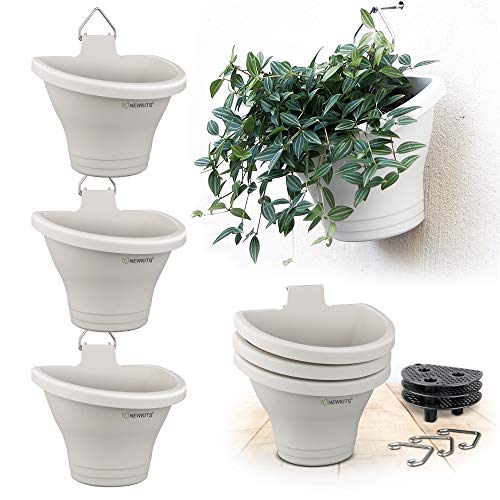 Hanging Vertical Planter, NEWKITS 3 Pcs Modular Hanging Planters F...