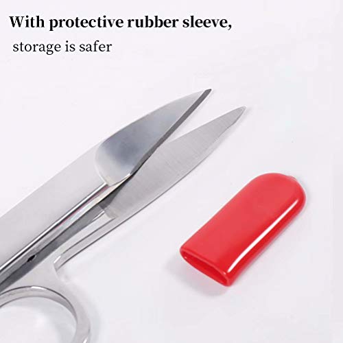 Newness Thread Snips, Sewing Snips with Protective Plastic Sleeve,...