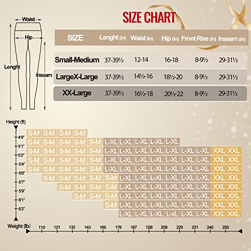 4 Pack Leggings for Women - High Waisted Tummy Control Soft No See...