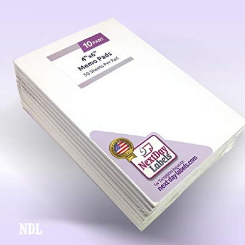 Memo Pads - Note Pads - Scratch Pads - Writing pads - 10 Pads with...