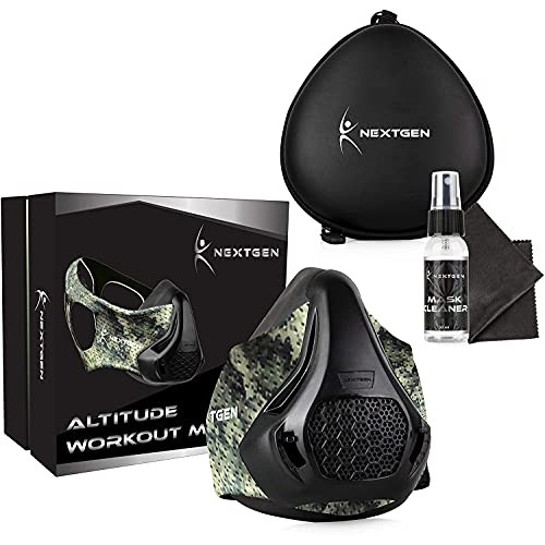 Nextgen High Altitude Mask Cardio Breathing & Respiratory Strength...