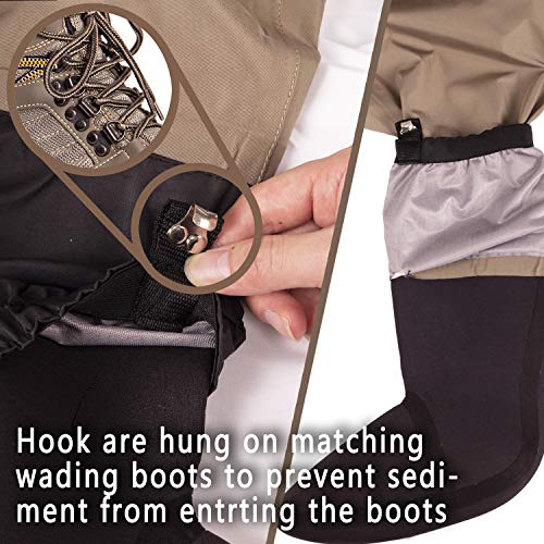 NEYGU Breathable & Waterproof Wader Attached 4MM Neoprene Stocking...