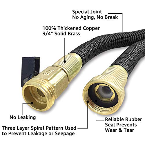 NGreen Garden Hose Flexible and Expandable - Collapsible Water Hos...