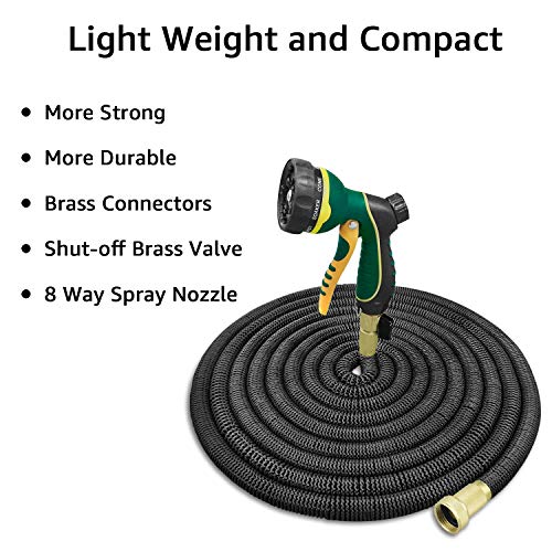 NGreen Garden Hose Flexible and Expandable - Collapsible Water Hos...