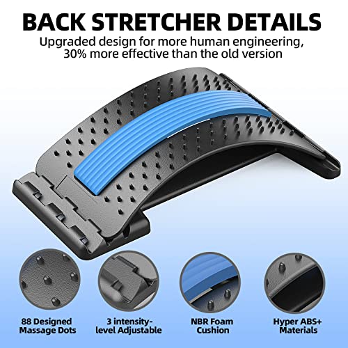 NIBST Upgraded Back Cracker Device, Back Stretcher for Lower Back ...