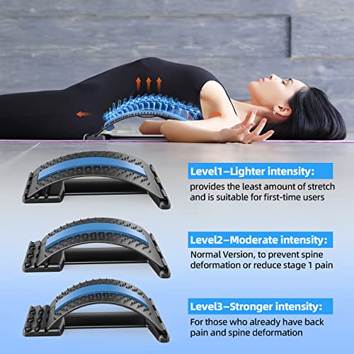 NIBST Upgraded Back Cracker Device, Back Stretcher for Lower Back ...