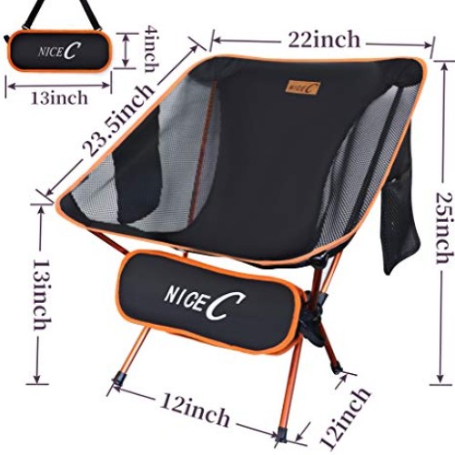 Nice C Ultralight Portable Folding Camping Backpacking Chair Compa...