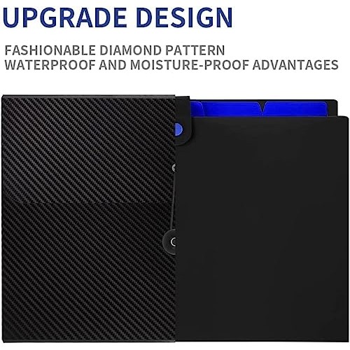 3Pcs Expanding File Folder, 13 Pockets Accordion File Holder Organ...